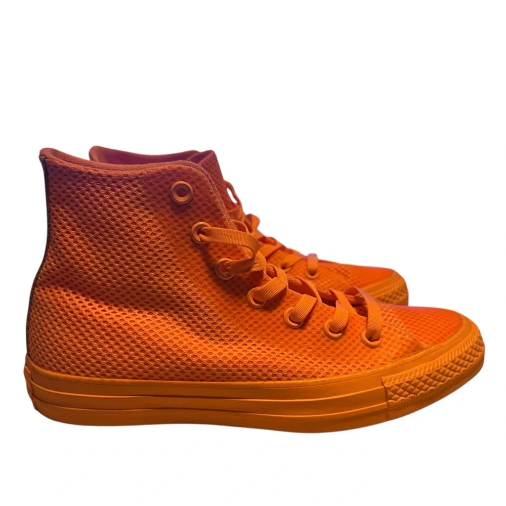 Converse All Star High-Top Sneakers – Bright Orange 🍊